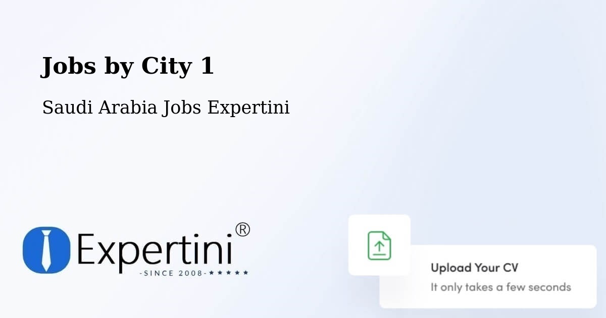 City Jobs in Saudi Arabia - Expertini